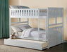 Homelegance Galen Full/Full Bunk Bed w/ Twin Trundle in White B2053FFW-1*R - Premium Bed from Homelegance (Titan Warehouse) - Just $957.94! Shop now at Furniture Wholesale Plus  We are the best furniture store in Nashville, Hendersonville, Goodlettsville, Madison, Antioch, Mount Juliet, Lebanon, Gallatin, Springfield, Murfreesboro, Franklin, Brentwood