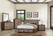 Homelegance Miter Queen Platform Bed with Footboard Storage in Rustin Mahogany & Dark Ebony 1762-1* - Premium Bed from Homelegance (Titan Warehouse) - Just $563.55! Shop now at Furniture Wholesale Plus  We are the best furniture store in Nashville, Hendersonville, Goodlettsville, Madison, Antioch, Mount Juliet, Lebanon, Gallatin, Springfield, Murfreesboro, Franklin, Brentwood