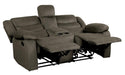 Homelegance Furniture Discus Double Reclining Loveseat in Brown 9526BR-2 - Premium Loveseat from Homelegance (Titan Warehouse) - Just $700.05! Shop now at Furniture Wholesale Plus  We are the best furniture store in Nashville, Hendersonville, Goodlettsville, Madison, Antioch, Mount Juliet, Lebanon, Gallatin, Springfield, Murfreesboro, Franklin, Brentwood