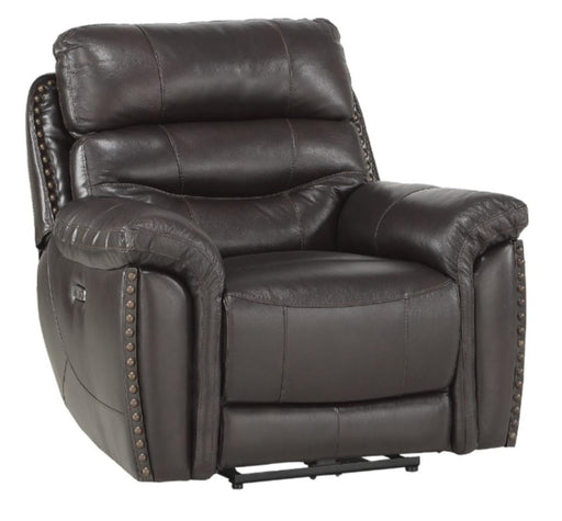 Homelegance Furniture Lance Power Reclining Chair with Power Headrest and USB Port in Brown 9527BRW-1PWH - Premium Chair from Homelegance (Titan Warehouse) - Just $1031.55! Shop now at Furniture Wholesale Plus  We are the best furniture store in Nashville, Hendersonville, Goodlettsville, Madison, Antioch, Mount Juliet, Lebanon, Gallatin, Springfield, Murfreesboro, Franklin, Brentwood