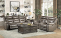 Homelegance Furniture Danio Power Double Reclining Loveseat with Power Headrests in Brownish Gray 9528BRG-2PWH - Premium Loveseat from Homelegance (Titan Warehouse) - Just $1655.55! Shop now at Furniture Wholesale Plus  We are the best furniture store in Nashville, Hendersonville, Goodlettsville, Madison, Antioch, Mount Juliet, Lebanon, Gallatin, Springfield, Murfreesboro, Franklin, Brentwood