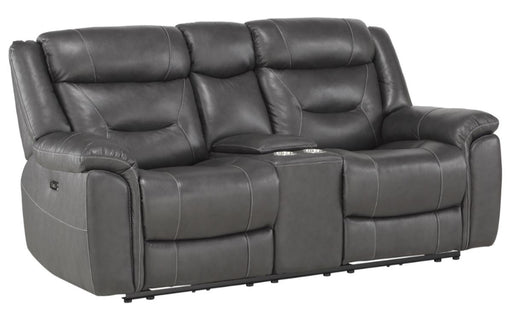 Homelegance Furniture Danio Power Double Reclining Loveseat with Power Headrests in Dark Gray 9528DGY-2PWH - Premium Loveseat from Homelegance (Titan Warehouse) - Just $1655.55! Shop now at Furniture Wholesale Plus  We are the best furniture store in Nashville, Hendersonville, Goodlettsville, Madison, Antioch, Mount Juliet, Lebanon, Gallatin, Springfield, Murfreesboro, Franklin, Brentwood