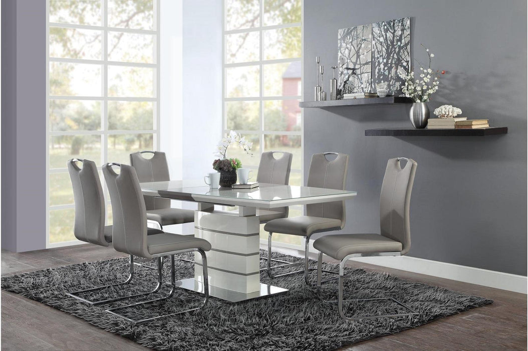 Homelegance Glissand Side Chair in Chrome (Set of 2) - Premium Side Chair from Homelegance (Titan Warehouse) - Just $87.75! Shop now at Furniture Wholesale Plus  We are the best furniture store in Nashville, Hendersonville, Goodlettsville, Madison, Antioch, Mount Juliet, Lebanon, Gallatin, Springfield, Murfreesboro, Franklin, Brentwood