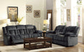 Homelegance Furniture Laurelton Double Glider Reclining Loveseat w/ Center Console in Charcoal 9636CC-2 - Premium Loveseat from Homelegance (Titan Warehouse) - Just $934.05! Shop now at Furniture Wholesale Plus  We are the best furniture store in Nashville, Hendersonville, Goodlettsville, Madison, Antioch, Mount Juliet, Lebanon, Gallatin, Springfield, Murfreesboro, Franklin, Brentwood