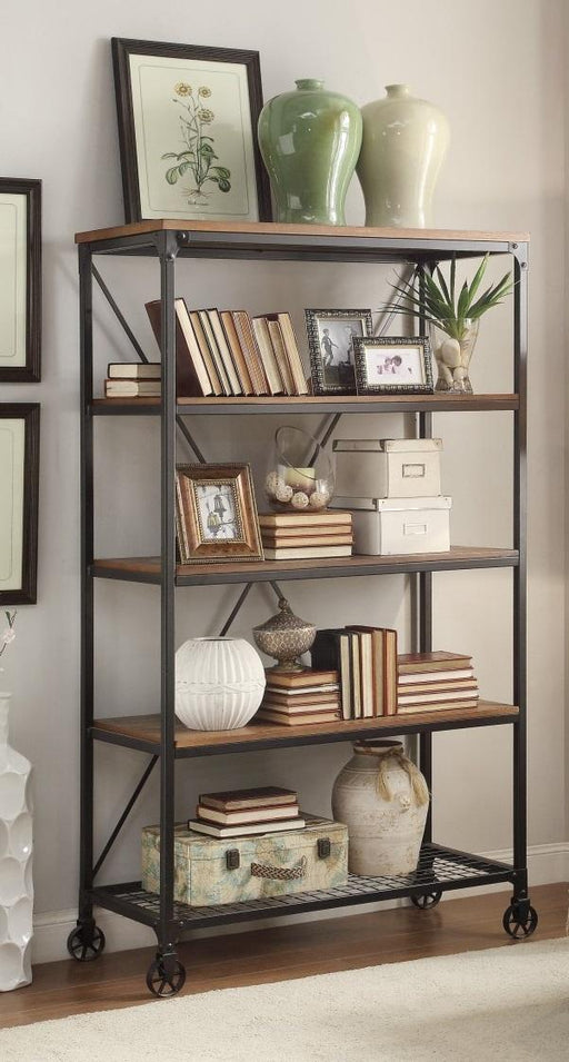 Homelegance Millwood 40"W Bookcase in Pine 5099-17 - Premium Bookcase from Homelegance (Titan Warehouse) - Just $505.05! Shop now at Furniture Wholesale Plus  We are the best furniture store in Nashville, Hendersonville, Goodlettsville, Madison, Antioch, Mount Juliet, Lebanon, Gallatin, Springfield, Murfreesboro, Franklin, Brentwood