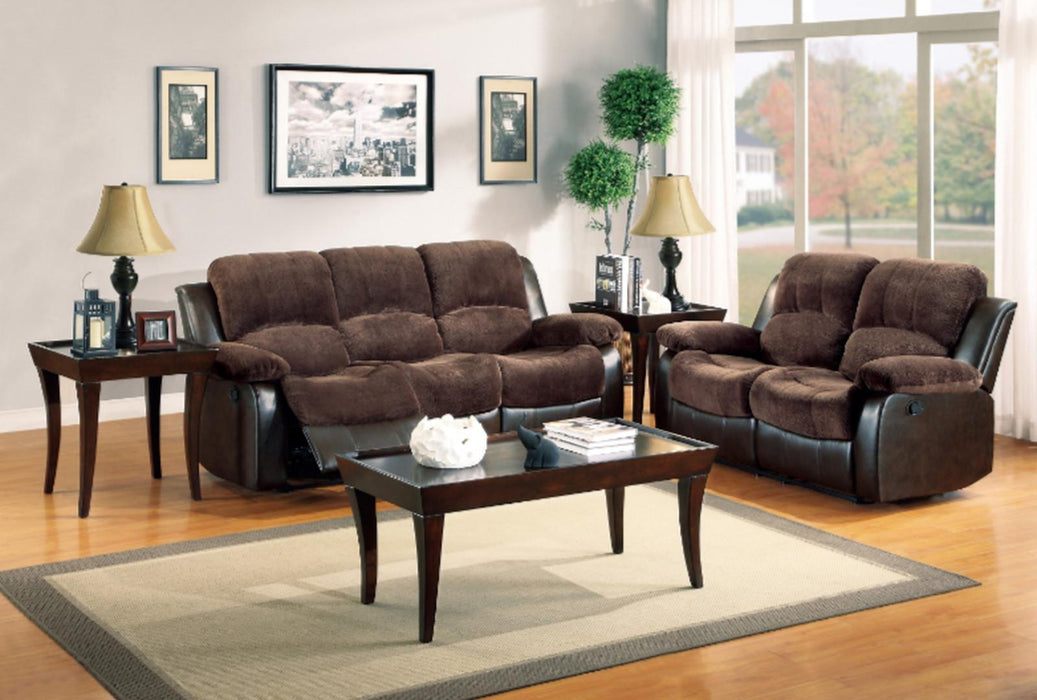 Homelegance Furniture Granley Double Reclining Sofa in Chocolate 9700FCP-3 - Premium Sofa from Homelegance (Titan Warehouse) - Just $836.55! Shop now at Furniture Wholesale Plus  We are the best furniture store in Nashville, Hendersonville, Goodlettsville, Madison, Antioch, Mount Juliet, Lebanon, Gallatin, Springfield, Murfreesboro, Franklin, Brentwood