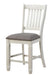 Homelegance Granby Counter Height Chair in White & Brown (Set of 2) - Premium Side Chair from Homelegance (Titan Warehouse) - Just $112.13! Shop now at Furniture Wholesale Plus  We are the best furniture store in Nashville, Hendersonville, Goodlettsville, Madison, Antioch, Mount Juliet, Lebanon, Gallatin, Springfield, Murfreesboro, Franklin, Brentwood