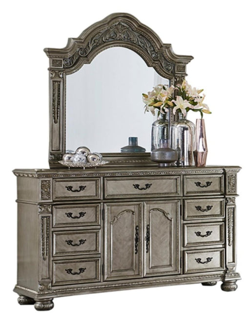 Homelegance Catalonia Mirror in Platinum Gold 1824PG-6 - Premium Mirror from Homelegance (Titan Warehouse) - Just $304.20! Shop now at Furniture Wholesale Plus  We are the best furniture store in Nashville, Hendersonville, Goodlettsville, Madison, Antioch, Mount Juliet, Lebanon, Gallatin, Springfield, Murfreesboro, Franklin, Brentwood