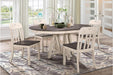 Homelegance Clover Round Dining Table in White and Gray 5656-66* - Premium Dining Table from Homelegance (Titan Warehouse) - Just $507! Shop now at Furniture Wholesale Plus  We are the best furniture store in Nashville, Hendersonville, Goodlettsville, Madison, Antioch, Mount Juliet, Lebanon, Gallatin, Springfield, Murfreesboro, Franklin, Brentwood
