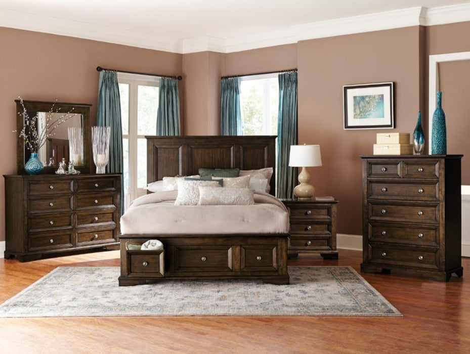 Homelegance Eunice King Platform Bed with Footboard Storage in Espresso 1844KDC-1EK* - Premium Bed from Homelegance (Titan Warehouse) - Just $1092! Shop now at Furniture Wholesale Plus  We are the best furniture store in Nashville, Hendersonville, Goodlettsville, Madison, Antioch, Mount Juliet, Lebanon, Gallatin, Springfield, Murfreesboro, Franklin, Brentwood