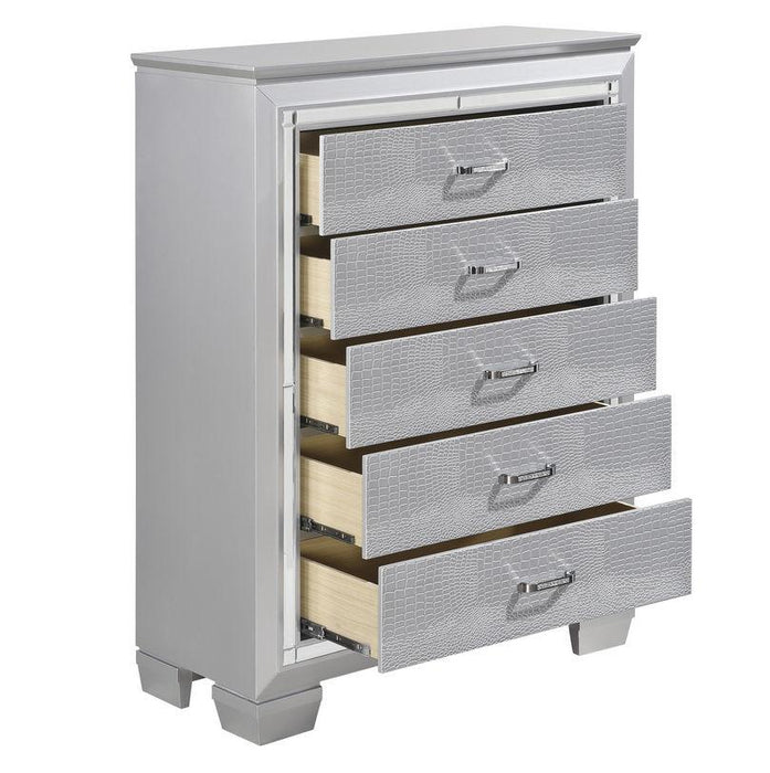 Homelegance Allura Chest in Silver 1916-9 - Premium Chest from Homelegance (Titan Warehouse) - Just $585! Shop now at Furniture Wholesale Plus  We are the best furniture store in Nashville, Hendersonville, Goodlettsville, Madison, Antioch, Mount Juliet, Lebanon, Gallatin, Springfield, Murfreesboro, Franklin, Brentwood
