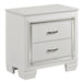 Homelegance Allura Nightstand in White 1916W-4 - Premium Nightstand from Homelegance (Titan Warehouse) - Just $312! Shop now at Furniture Wholesale Plus  We are the best furniture store in Nashville, Hendersonville, Goodlettsville, Madison, Antioch, Mount Juliet, Lebanon, Gallatin, Springfield, Murfreesboro, Franklin, Brentwood