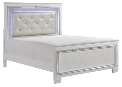 Homelegance Allura King Panel Bed in White 1916KW-1EK* - Premium Bed from Homelegance (Titan Warehouse) - Just $856.05! Shop now at Furniture Wholesale Plus  We are the best furniture store in Nashville, Hendersonville, Goodlettsville, Madison, Antioch, Mount Juliet, Lebanon, Gallatin, Springfield, Murfreesboro, Franklin, Brentwood