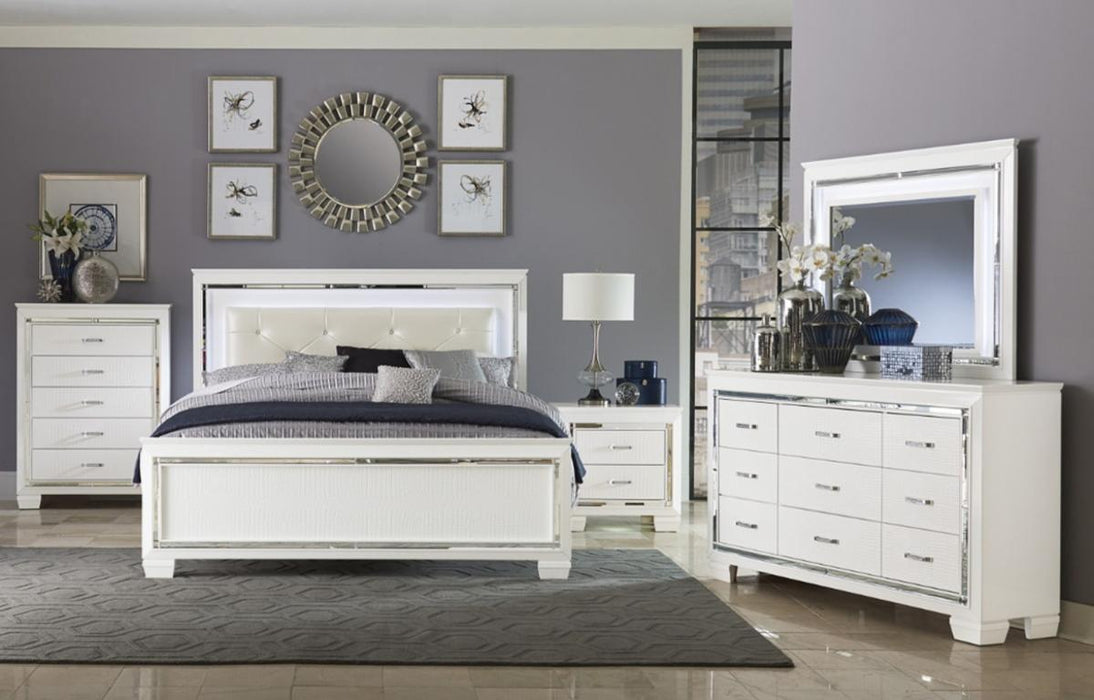 Homelegance Allura Queen Panel Bed in White 1916W-1* - Premium Bed from Homelegance (Titan Warehouse) - Just $661.05! Shop now at Furniture Wholesale Plus  We are the best furniture store in Nashville, Hendersonville, Goodlettsville, Madison, Antioch, Mount Juliet, Lebanon, Gallatin, Springfield, Murfreesboro, Franklin, Brentwood