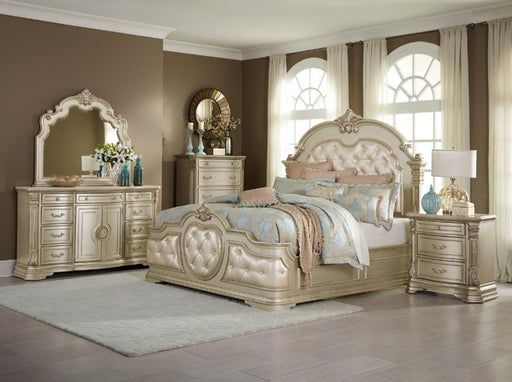 Homelegance Antoinetta Nightstand in Champagne Wood 1919NC-4 - Premium Nightstand from Homelegance (Titan Warehouse) - Just $622.05! Shop now at Furniture Wholesale Plus  We are the best furniture store in Nashville, Hendersonville, Goodlettsville, Madison, Antioch, Mount Juliet, Lebanon, Gallatin, Springfield, Murfreesboro, Franklin, Brentwood