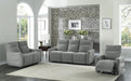 Homelegance Furniture Edition Power Double Lay Flat Reclining Sofa in Dove Grey 9804DV-3PWH - Premium Sofa from Homelegance (Titan Warehouse) - Just $1441.05! Shop now at Furniture Wholesale Plus  We are the best furniture store in Nashville, Hendersonville, Goodlettsville, Madison, Antioch, Mount Juliet, Lebanon, Gallatin, Springfield, Murfreesboro, Franklin, Brentwood
