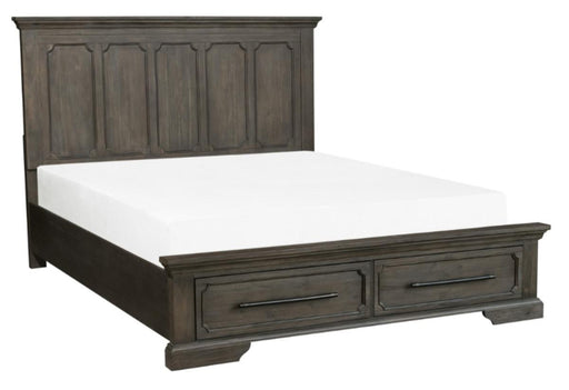 Homelegance Taulon Queen Platform Bed with Footboard Storage in Dark Oak 5438-1* - Premium Bed from Homelegance (Titan Warehouse) - Just $817.05! Shop now at Furniture Wholesale Plus  We are the best furniture store in Nashville, Hendersonville, Goodlettsville, Madison, Antioch, Mount Juliet, Lebanon, Gallatin, Springfield, Murfreesboro, Franklin, Brentwood