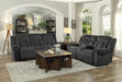 Homelegance Furniture Nutmeg Double Reclining Sofa in Charcoal Gray 9901CC-3 - Premium Sofa from Homelegance (Titan Warehouse) - Just $1031.55! Shop now at Furniture Wholesale Plus  We are the best furniture store in Nashville, Hendersonville, Goodlettsville, Madison, Antioch, Mount Juliet, Lebanon, Gallatin, Springfield, Murfreesboro, Franklin, Brentwood
