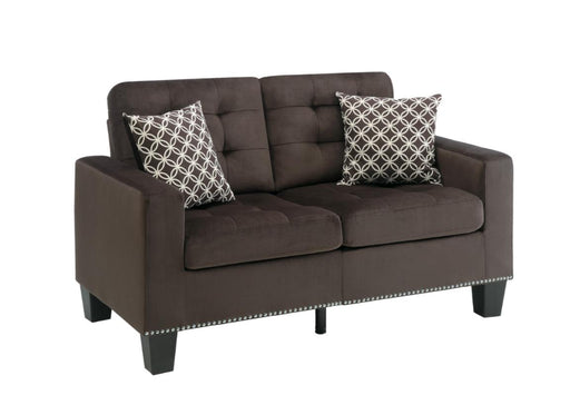 Homelegance Furniture Lantana Loveseat in Chocolate 9957CH-2 - Premium Loveseat from Homelegance (Titan Warehouse) - Just $388.05! Shop now at Furniture Wholesale Plus  We are the best furniture store in Nashville, Hendersonville, Goodlettsville, Madison, Antioch, Mount Juliet, Lebanon, Gallatin, Springfield, Murfreesboro, Franklin, Brentwood