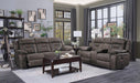 Homelegance Furniture Madrona Double Reclining Sofa in Dark Brown 9989DB-3 - Premium Sofa from Homelegance (Titan Warehouse) - Just $1090.05! Shop now at Furniture Wholesale Plus  We are the best furniture store in Nashville, Hendersonville, Goodlettsville, Madison, Antioch, Mount Juliet, Lebanon, Gallatin, Springfield, Murfreesboro, Franklin, Brentwood