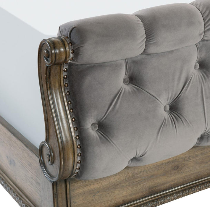 Homelegance Furniture Rachelle King Sleigh Bed in Weathered Pecan 1693K-1EK* - Premium Bed from Homelegance (Titan Warehouse) - Just $1388.40! Shop now at Furniture Wholesale Plus  We are the best furniture store in Nashville, Hendersonville, Goodlettsville, Madison, Antioch, Mount Juliet, Lebanon, Gallatin, Springfield, Murfreesboro, Franklin, Brentwood