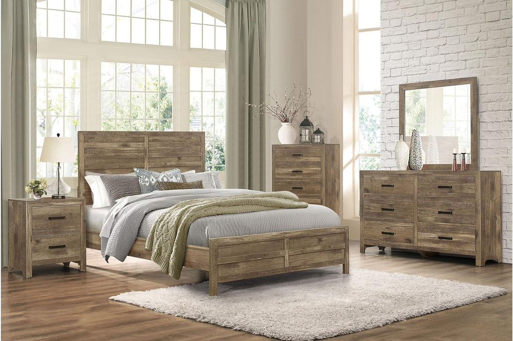 Homelegance Furniture Mandan 2 Drawer Nightstand in Weathered Pine 1910-4 - Premium Nightstand from Homelegance (Titan Warehouse) - Just $161.85! Shop now at Furniture Wholesale Plus  We are the best furniture store in Nashville, Hendersonville, Goodlettsville, Madison, Antioch, Mount Juliet, Lebanon, Gallatin, Springfield, Murfreesboro, Franklin, Brentwood