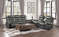 Homelegance Furniture Putnam Double Glider Reclining Loveseat in Gray 9405GY-2 - Premium Loveseat from Homelegance (Titan Warehouse) - Just $992.55! Shop now at Furniture Wholesale Plus  We are the best furniture store in Nashville, Hendersonville, Goodlettsville, Madison, Antioch, Mount Juliet, Lebanon, Gallatin, Springfield, Murfreesboro, Franklin, Brentwood