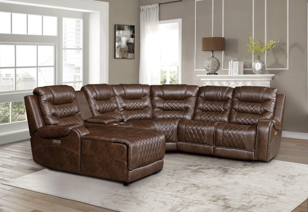 Homelegance Furniture Putnam Power Armless Reclining Chair in Brown 9405BR-ARPW - Premium Chair from Homelegance (Titan Warehouse) - Just $399.75! Shop now at Furniture Wholesale Plus  We are the best furniture store in Nashville, Hendersonville, Goodlettsville, Madison, Antioch, Mount Juliet, Lebanon, Gallatin, Springfield, Murfreesboro, Franklin, Brentwood