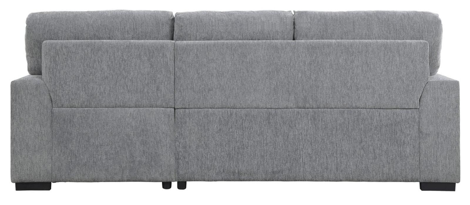 Homelegance Furniture Morelia 2pc Sectional with Pull Out Bed and Right Chaise in Dark Gray 9468DG*2RC2L - Premium Sectional from Homelegance (Titan Warehouse) - Just $1265.55! Shop now at Furniture Wholesale Plus  We are the best furniture store in Nashville, Hendersonville, Goodlettsville, Madison, Antioch, Mount Juliet, Lebanon, Gallatin, Springfield, Murfreesboro, Franklin, Brentwood