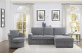 Homelegance Furniture Morelia Swivel Chair in Dark Gray 9468DG-1 - Premium Chair from Homelegance (Titan Warehouse) - Just $427.05! Shop now at Furniture Wholesale Plus  We are the best furniture store in Nashville, Hendersonville, Goodlettsville, Madison, Antioch, Mount Juliet, Lebanon, Gallatin, Springfield, Murfreesboro, Franklin, Brentwood