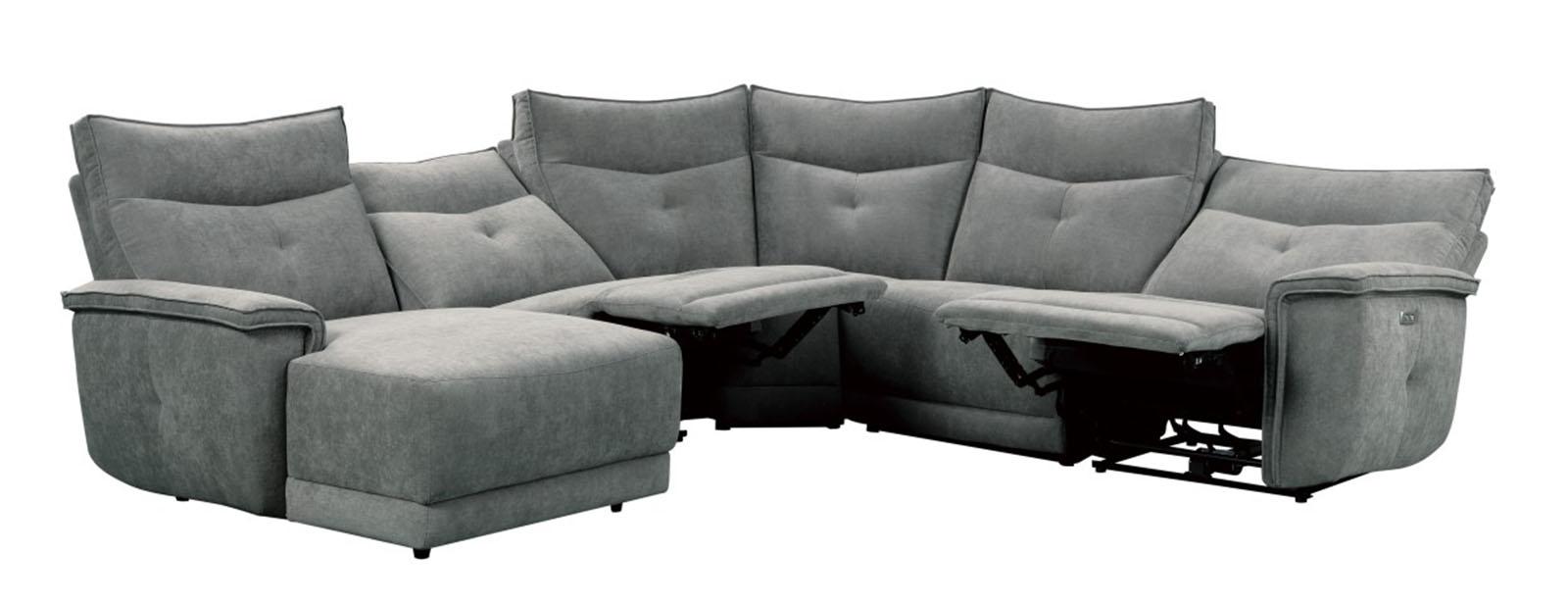 Homelegance Furniture Tesoro Left Side Chaise in Dark Gray 9509DG-5L - Premium Chaise from Homelegance (Titan Warehouse) - Just $758.55! Shop now at Furniture Wholesale Plus  We are the best furniture store in Nashville, Hendersonville, Goodlettsville, Madison, Antioch, Mount Juliet, Lebanon, Gallatin, Springfield, Murfreesboro, Franklin, Brentwood