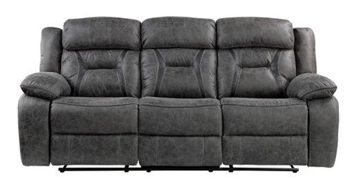 Homelegance Furniture Madrona Hill Double Reclining Sofa in Gray 9989GY-3 - Premium Sofa from Homelegance (Titan Warehouse) - Just $1090.05! Shop now at Furniture Wholesale Plus  We are the best furniture store in Nashville, Hendersonville, Goodlettsville, Madison, Antioch, Mount Juliet, Lebanon, Gallatin, Springfield, Murfreesboro, Franklin, Brentwood