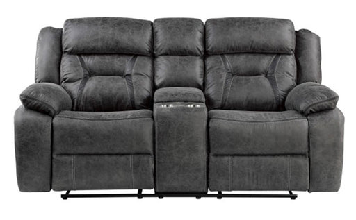 Homelegance Furniture Madrona Hill Double Reclining Loveseat in Gray 9989GY-2 - Premium Loveseat from Homelegance (Titan Warehouse) - Just $1031.55! Shop now at Furniture Wholesale Plus  We are the best furniture store in Nashville, Hendersonville, Goodlettsville, Madison, Antioch, Mount Juliet, Lebanon, Gallatin, Springfield, Murfreesboro, Franklin, Brentwood