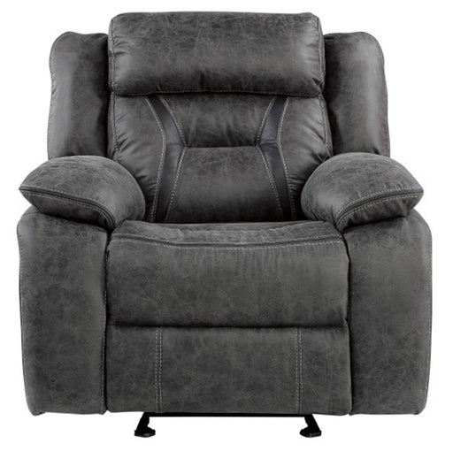 Homelegance Furniture Madrona Hill Glider Reclining Chair in Gray 9989GY-1 - Premium Glider from Homelegance (Titan Warehouse) - Just $583.05! Shop now at Furniture Wholesale Plus  We are the best furniture store in Nashville, Hendersonville, Goodlettsville, Madison, Antioch, Mount Juliet, Lebanon, Gallatin, Springfield, Murfreesboro, Franklin, Brentwood