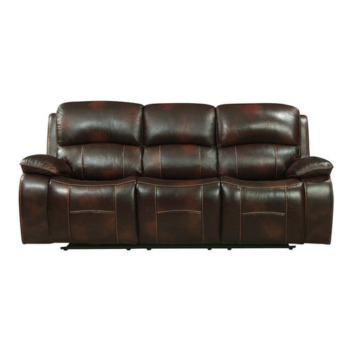 Homelegance Furniture Mahala Double Reclining Sofa in Brown 8200BRW-3PW - Premium Sofa from Homelegance (Titan Warehouse) - Just $1864.20! Shop now at Furniture Wholesale Plus  We are the best furniture store in Nashville, Hendersonville, Goodlettsville, Madison, Antioch, Mount Juliet, Lebanon, Gallatin, Springfield, Murfreesboro, Franklin, Brentwood