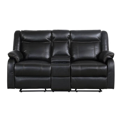 Homelegance Furniture Jude Double Glider Recliner Loveseat in Black 8201BLK-2 - Premium Loveseat from Homelegance (Titan Warehouse) - Just $939.90! Shop now at Furniture Wholesale Plus  We are the best furniture store in Nashville, Hendersonville, Goodlettsville, Madison, Antioch, Mount Juliet, Lebanon, Gallatin, Springfield, Murfreesboro, Franklin, Brentwood