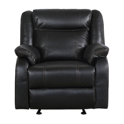 Jude Glider Recliner Chair in Black 8201BLK-1 - Premium Recliner from Homelegance (Titan Warehouse) - Just $512.85! Shop now at Furniture Wholesale Plus  We are the best furniture store in Nashville, Hendersonville, Goodlettsville, Madison, Antioch, Mount Juliet, Lebanon, Gallatin, Springfield, Murfreesboro, Franklin, Brentwood