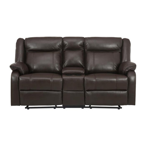 Homelegance Furniture Jude Double Glider Recliner Loveseat in Brown 8201BRW-2 - Premium Loveseat from Homelegance (Titan Warehouse) - Just $939.90! Shop now at Furniture Wholesale Plus  We are the best furniture store in Nashville, Hendersonville, Goodlettsville, Madison, Antioch, Mount Juliet, Lebanon, Gallatin, Springfield, Murfreesboro, Franklin, Brentwood