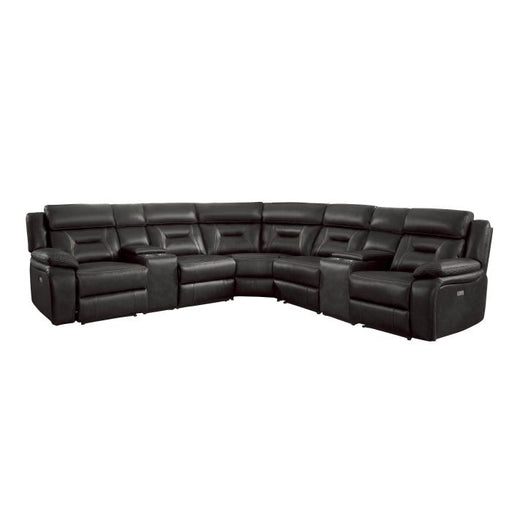 Homelegance Furniture Amite 7pc Sectional Sofa in Dark Gray - Premium Sectional from Homelegance (Titan Warehouse) - Just $3100.50! Shop now at Furniture Wholesale Plus  We are the best furniture store in Nashville, Hendersonville, Goodlettsville, Madison, Antioch, Mount Juliet, Lebanon, Gallatin, Springfield, Murfreesboro, Franklin, Brentwood