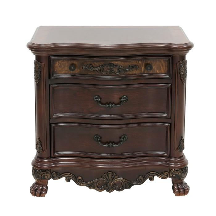 Homelegance Deryn Park 3 Drawer Nightstand  in Cherry 2243-4 - Premium Nightstand from Homelegance (Titan Warehouse) - Just $399.75! Shop now at Furniture Wholesale Plus  We are the best furniture store in Nashville, Hendersonville, Goodlettsville, Madison, Antioch, Mount Juliet, Lebanon, Gallatin, Springfield, Murfreesboro, Franklin, Brentwood