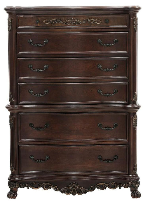 Homelegance Deryn Park 6 Drawer Chest in Cherry 2243-9 - Premium Chest from Homelegance (Titan Warehouse) - Just $838.50! Shop now at Furniture Wholesale Plus  We are the best furniture store in Nashville, Hendersonville, Goodlettsville, Madison, Antioch, Mount Juliet, Lebanon, Gallatin, Springfield, Murfreesboro, Franklin, Brentwood