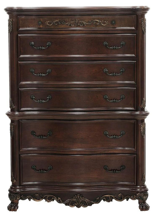 Homelegance Deryn Park 6 Drawer Chest in Cherry 2243-9 - Premium Chest from Homelegance (Titan Warehouse) - Just $838.50! Shop now at Furniture Wholesale Plus  We are the best furniture store in Nashville, Hendersonville, Goodlettsville, Madison, Antioch, Mount Juliet, Lebanon, Gallatin, Springfield, Murfreesboro, Franklin, Brentwood