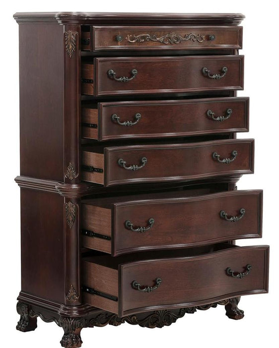 Homelegance Deryn Park 6 Drawer Chest in Cherry 2243-9 - Premium Chest from Homelegance (Titan Warehouse) - Just $838.50! Shop now at Furniture Wholesale Plus  We are the best furniture store in Nashville, Hendersonville, Goodlettsville, Madison, Antioch, Mount Juliet, Lebanon, Gallatin, Springfield, Murfreesboro, Franklin, Brentwood