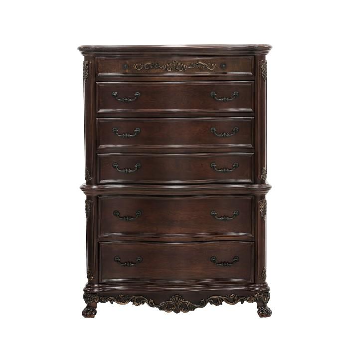 Homelegance Deryn Park 6 Drawer Chest in Cherry 2243-9 - Premium Chest from Homelegance (Titan Warehouse) - Just $838.50! Shop now at Furniture Wholesale Plus  We are the best furniture store in Nashville, Hendersonville, Goodlettsville, Madison, Antioch, Mount Juliet, Lebanon, Gallatin, Springfield, Murfreesboro, Franklin, Brentwood