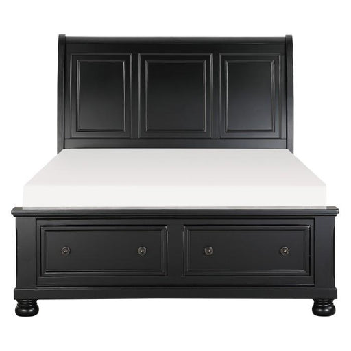 Homelegance Laurelin Queen Sleigh Platform Storage Bed in Black 1714BK-1 - Premium Bed from Homelegance (Titan Warehouse) - Just $750.75! Shop now at Furniture Wholesale Plus  We are the best furniture store in Nashville, Hendersonville, Goodlettsville, Madison, Antioch, Mount Juliet, Lebanon, Gallatin, Springfield, Murfreesboro, Franklin, Brentwood