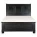 Homelegance Laurelin Queen Sleigh Platform Storage Bed in Black 1714BK-1 - Premium Bed from Homelegance (Titan Warehouse) - Just $750.75! Shop now at Furniture Wholesale Plus  We are the best furniture store in Nashville, Hendersonville, Goodlettsville, Madison, Antioch, Mount Juliet, Lebanon, Gallatin, Springfield, Murfreesboro, Franklin, Brentwood