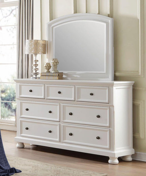 Homelegance Laurelin Mirror in White 1714W-6 - Premium Mirror from Homelegance (Titan Warehouse) - Just $146.25! Shop now at Furniture Wholesale Plus  We are the best furniture store in Nashville, Hendersonville, Goodlettsville, Madison, Antioch, Mount Juliet, Lebanon, Gallatin, Springfield, Murfreesboro, Franklin, Brentwood