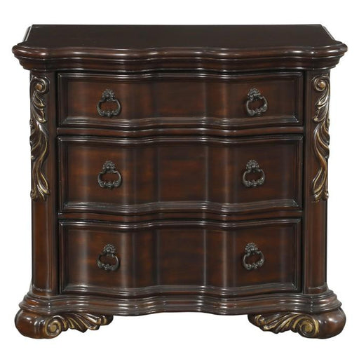 Homelegance Royal Highlands 3 Drawer Nightstand in Rich Cherry 1603-4 - Premium Nightstand from Homelegance (Titan Warehouse) - Just $438.75! Shop now at Furniture Wholesale Plus  We are the best furniture store in Nashville, Hendersonville, Goodlettsville, Madison, Antioch, Mount Juliet, Lebanon, Gallatin, Springfield, Murfreesboro, Franklin, Brentwood