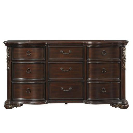 Homelegance Royal Highlands 9 Drawer Dresser in Rich Cherry 1603-5 - Premium Dresser from Homelegance (Titan Warehouse) - Just $936! Shop now at Furniture Wholesale Plus  We are the best furniture store in Nashville, Hendersonville, Goodlettsville, Madison, Antioch, Mount Juliet, Lebanon, Gallatin, Springfield, Murfreesboro, Franklin, Brentwood