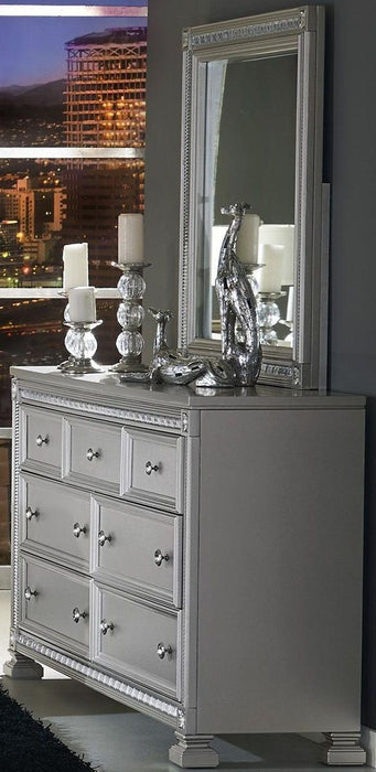 Homelegance Bevelle 7 Drawer Dresser in Silver 1958-5 - Premium Dresser from Homelegance (Titan Warehouse) - Just $721.50! Shop now at Furniture Wholesale Plus  We are the best furniture store in Nashville, Hendersonville, Goodlettsville, Madison, Antioch, Mount Juliet, Lebanon, Gallatin, Springfield, Murfreesboro, Franklin, Brentwood